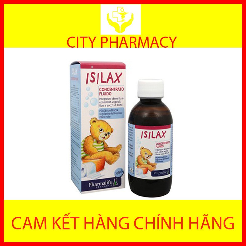 Siro Isilax Bimbi thảo dược Châu Âu chống táo bón cho bé 200ml
