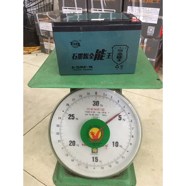 Ắc quy xe điện 12v-14ah.