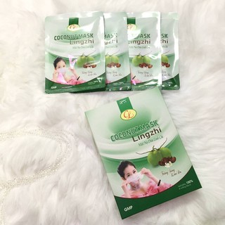 Mặt Nạ Dừa Linh Chi (Hộp 4 cái)