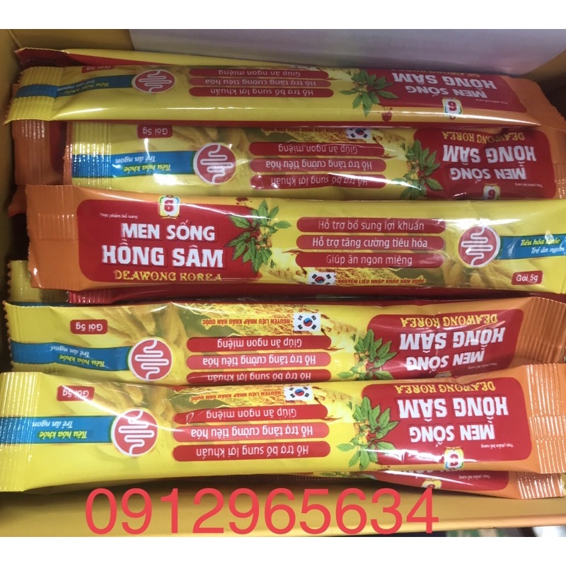 MEN SỐNG HỒNG SÂM DEAWONG KOREA Vị hoa quả hỗ trợ tiêu hoá tốt trẻ ăn ngon miệng tăng cân