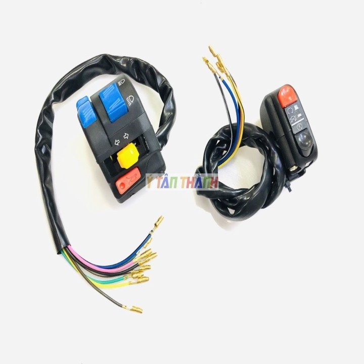 Cùm Công Tắc Fz Nút Xanh K4 MS1710