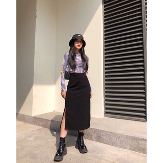 [Đủ size] Chân váy dài xẻ tà IN2000CLOTHING