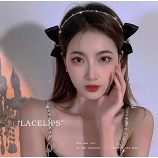 Băng Đô Hoa Trà Đen Bằng Xốp Thời Trang Hàn Quốc Cho Nữ