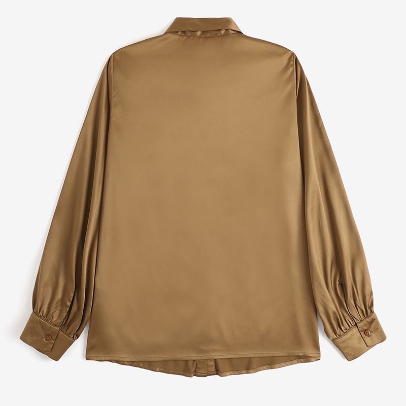 Áo kiểu Zanzea tay dài cổ thắt nơ thời trang cho nữ