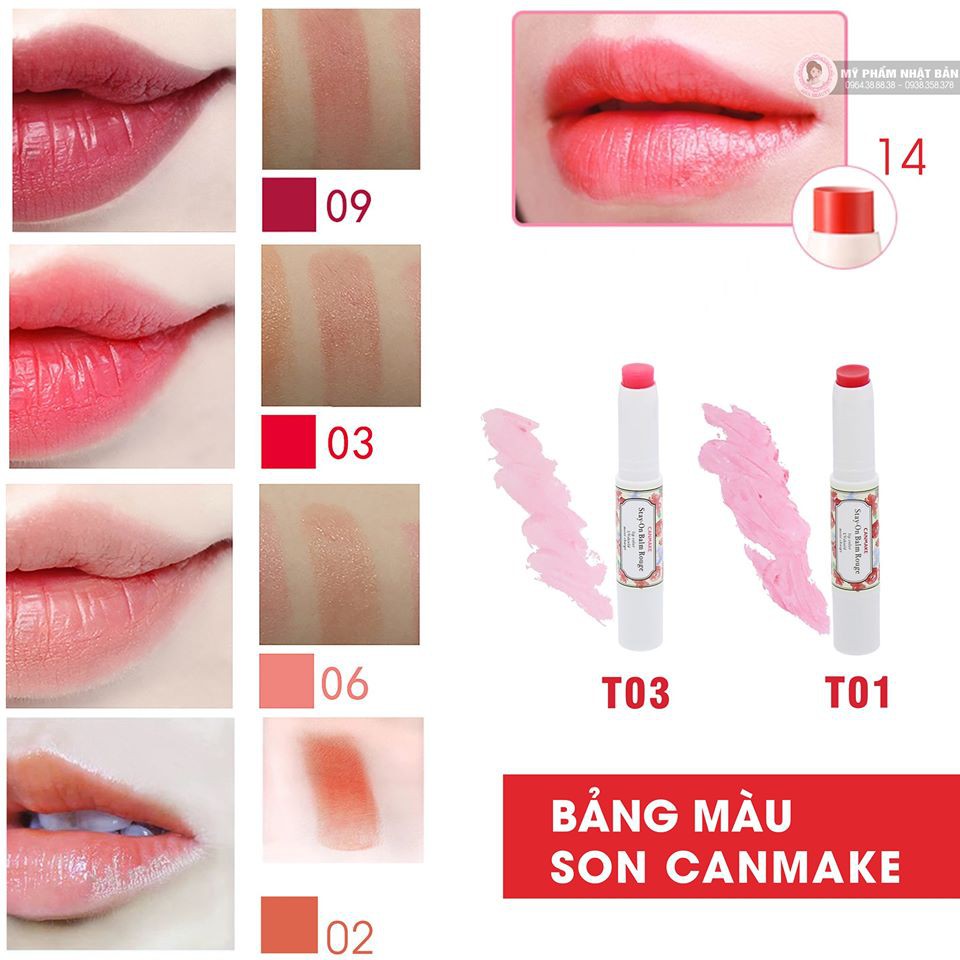 SON DƯỠNG CANMAKE STAY ON BALM ROUGE