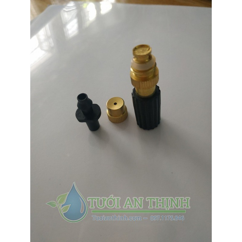 Combo 10 Bộ Béc Tưới Phun Sương Đơn Đồng Kèm Khởi Thủy