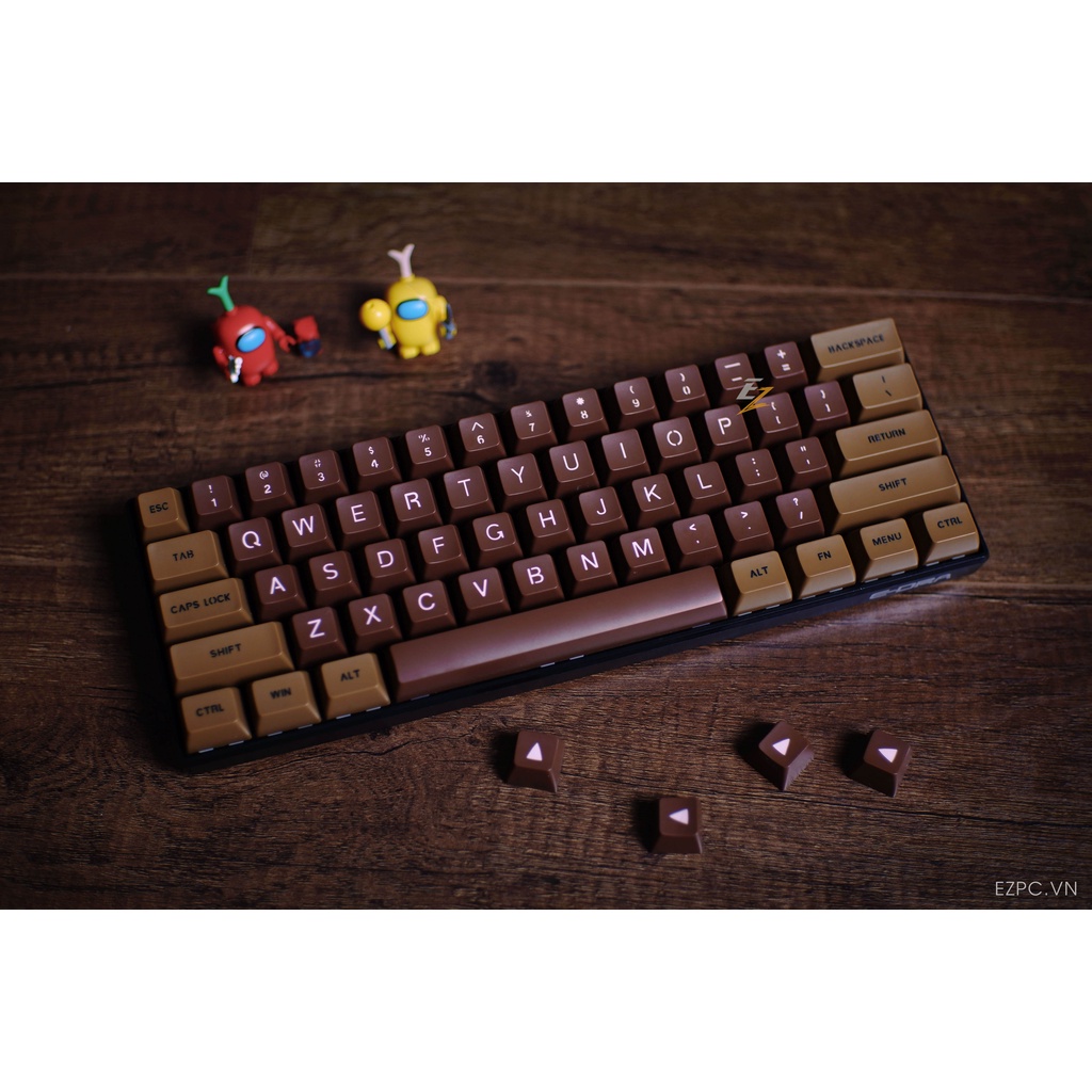 Keycap DAGK CHOCOLATE ABS Double Shot 108 Phím SA Profile Của EZPC