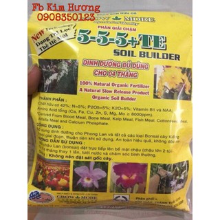 Bán Phân bón Hoa lan - Phân tan chậm 5-5-5 hàng chuẩn, nhập khẩu và phân phối.