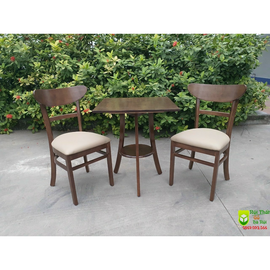 🔴 FREE SHIP 🔴Ghế Panda Cafe, Ghế Bàn Ăn Mặt Nệm Si Thái Cao Cấp - Gỗ Hà Nội Furniture