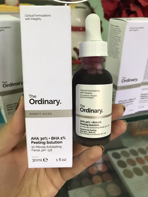 (Bill od ảnh cuối ) Dung dịch peel da The Ordi 30% AHA, 2% BHA Peelibg Solution 30ml