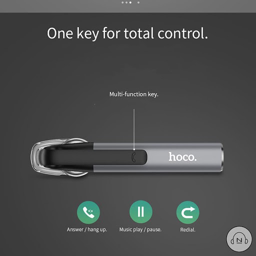 Tai Nghe Bluetooth Hoco E21 Chất Âm Hay - Tai nghe e21 với chất liệu kim loại nhin tai nổi và sang trọng