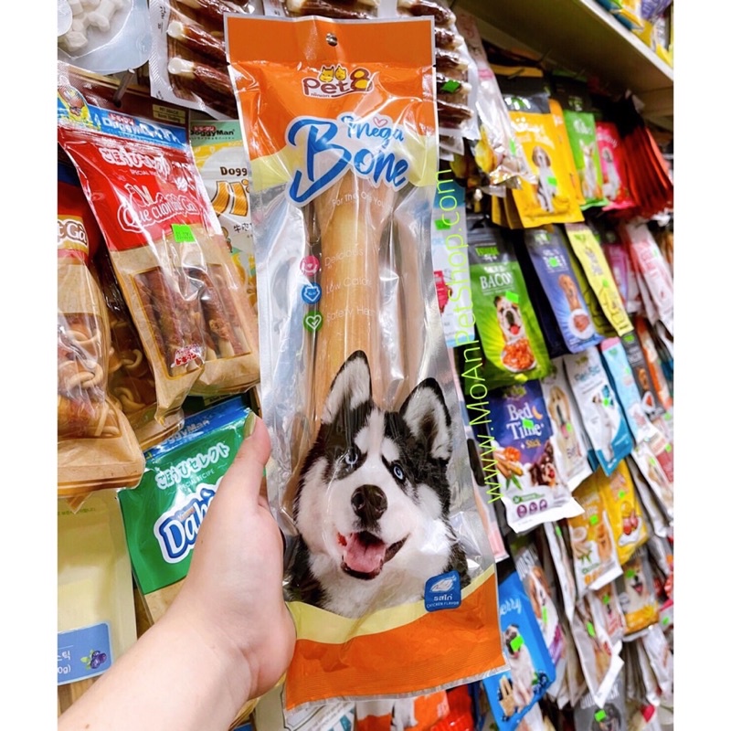 Xương Gặm Bọc Sữa Pet8 Mega Bone Thái Lan