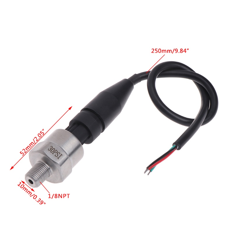 Bộ Cảm Biến Áp Suất Thủy Lực Bằng Thép Không Gỉ WER 100psi Đa Chức Năng Cho Dầu / Nhiên Liệu / Gas / Nước / Áp Suấ