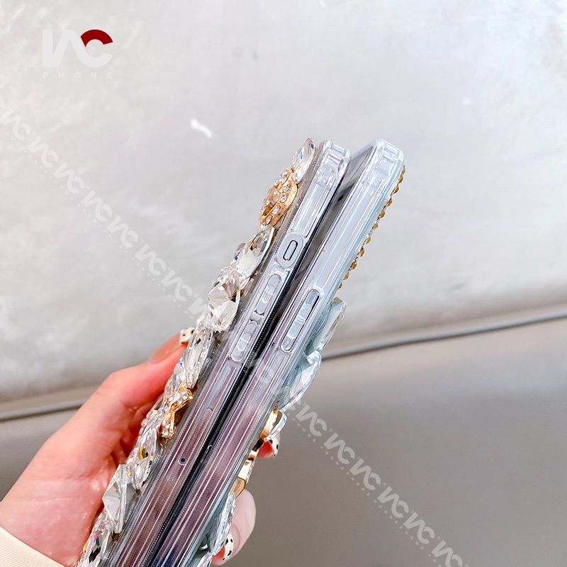 Ốp Điện Thoại Họa Tiết Kim Cương 3d Cho iphone 15pro max 14 promax 14 plus 12 13 pro max 11