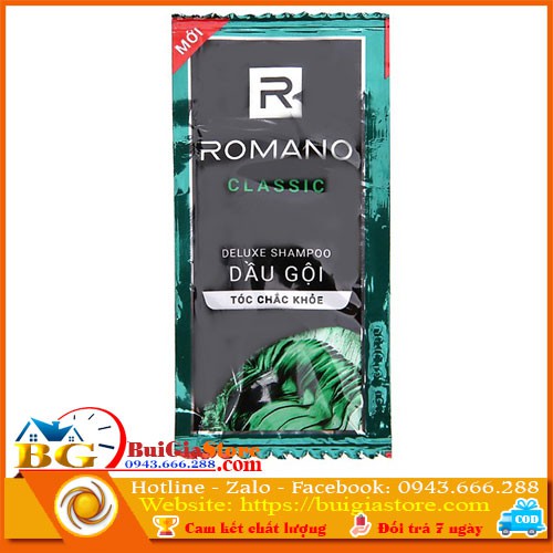 Dầu gội Romano Classic gói 5g