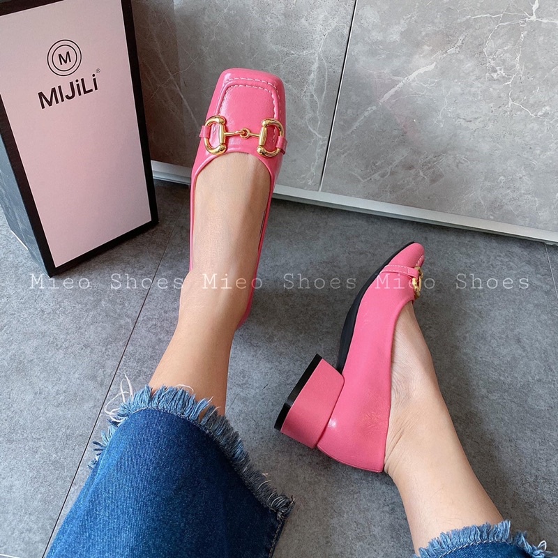 BÚP BÊ GÓT 4P MŨI VUÔNG KHOÁ XÍCH MIEO SHOES - G558 G559 G560