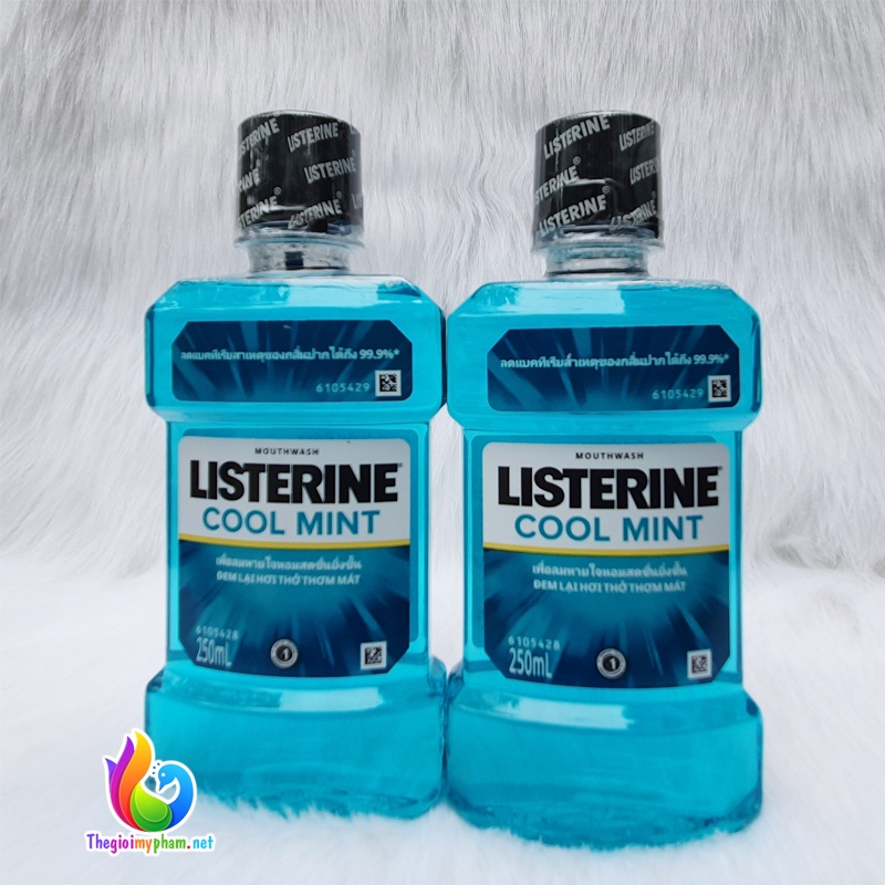 Combo 2 Chai Nước Súc Miệng Listerine Cool Mint 250ml