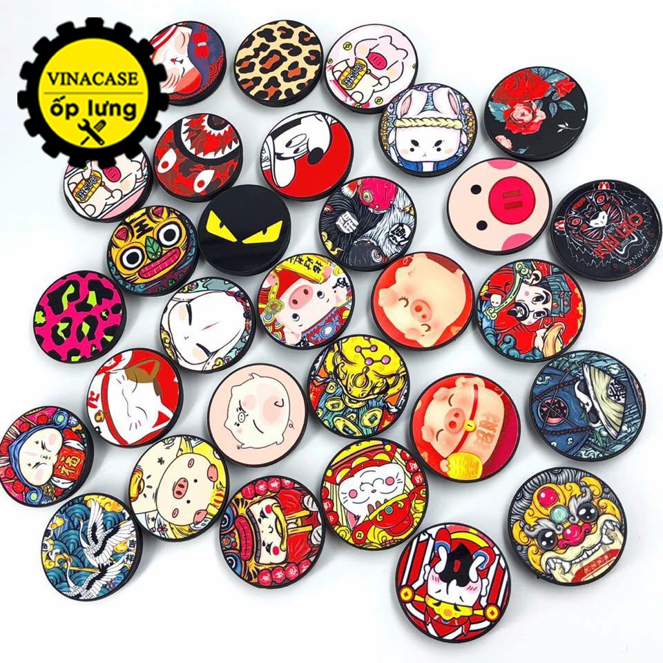 POP - Iring tròn dán lưng điện thoại , đỡ điện thoại , chống đổ - Shop tự chọn, giao ngẫu nhiên
