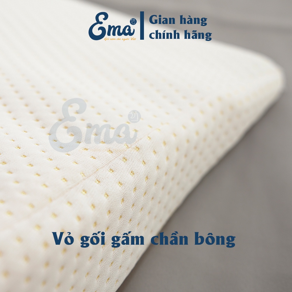 Gối chống trào ngược dạ dày Ema - Bảo hành chống xẹp lún 12 tháng