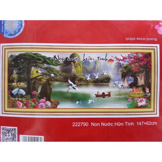 tranh thêu non nước hữu tình 222790