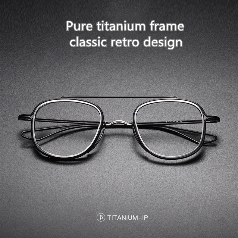 Kính Mắt D.i.t.a Bằng Titan Siêu Nhẹ Phong Cách Phi Công Cổ Điển Cho Nam DTX118