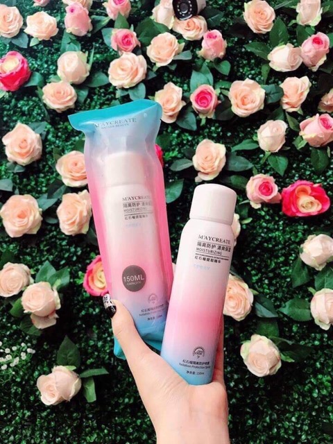 Xịt chống nắng trang điểm da maycreate | BigBuy360 - bigbuy360.vn