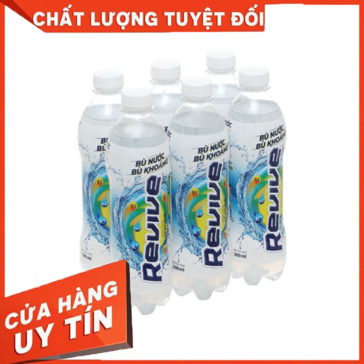 Hàng có sẵn Hàng có sẵn Lốc 6 chai nước uống Isotonic Revive 500ml