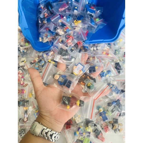 Đồ chơi nhân vật minifigure Le go chính hãng đã qua sử dụng set 5 & Set 10 con
