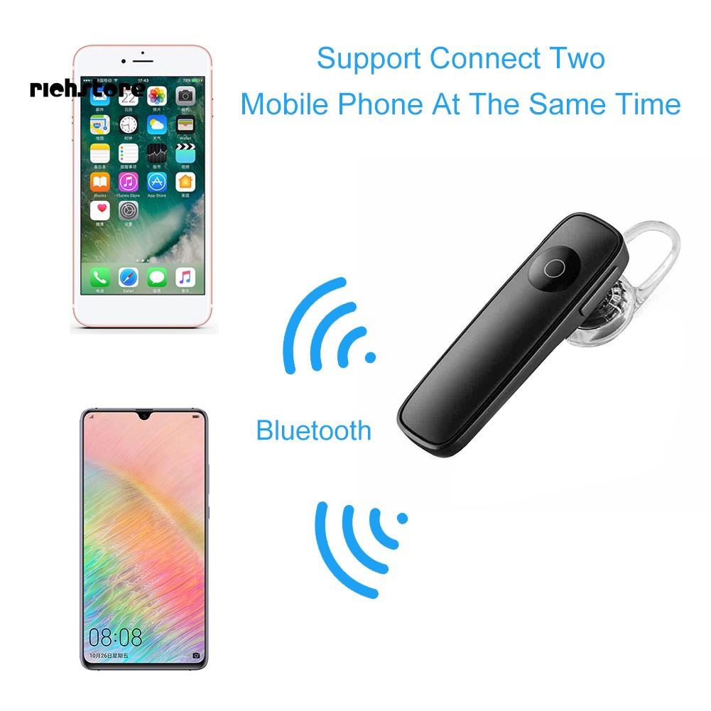 (hàng Mới Về) 1 Tai Nghe Bluetooth Giảm Tiếng Ồn Điều Khiển Bằng Giọng Nói