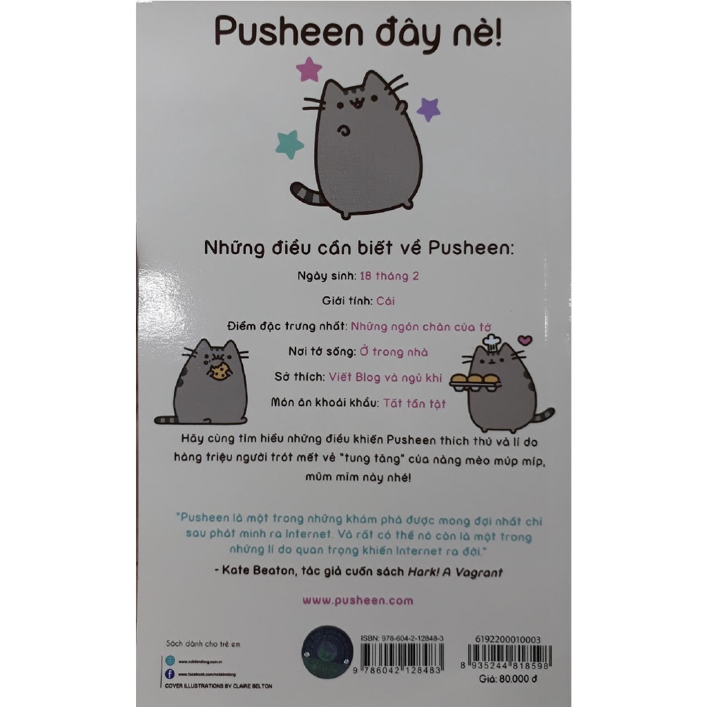 [Mã LIFE2410K giảm 10K đơn 20K] Sách - Tớ Là Mèo Pusheen (Tái Bản 2019)
