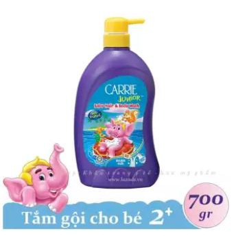 Tắm gội toàn thân Carrie Junior tặng kèm con voi.