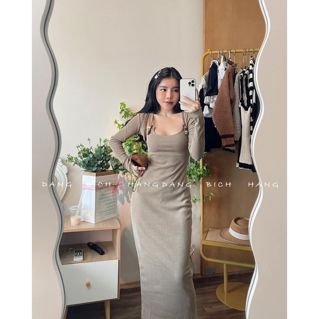 SÉT VÁY BODY &amp; ÁO KHOÁC NGOÀI CHẤT TĂM HÀN DÀY DẶN MS20014