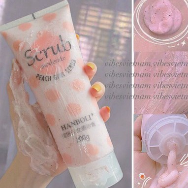 Tẩy Da Chết Toàn Thân Mềm Mịn Hương Đào - Peach Girl Scrub 200gram