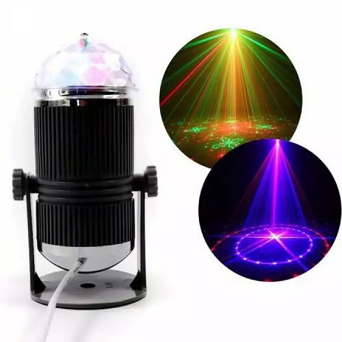 ĐÈN CẢM ỨNG NHẠC TRỤ XOAY - ĐÈN LED TRANG TRÍ NGÀY LỄ