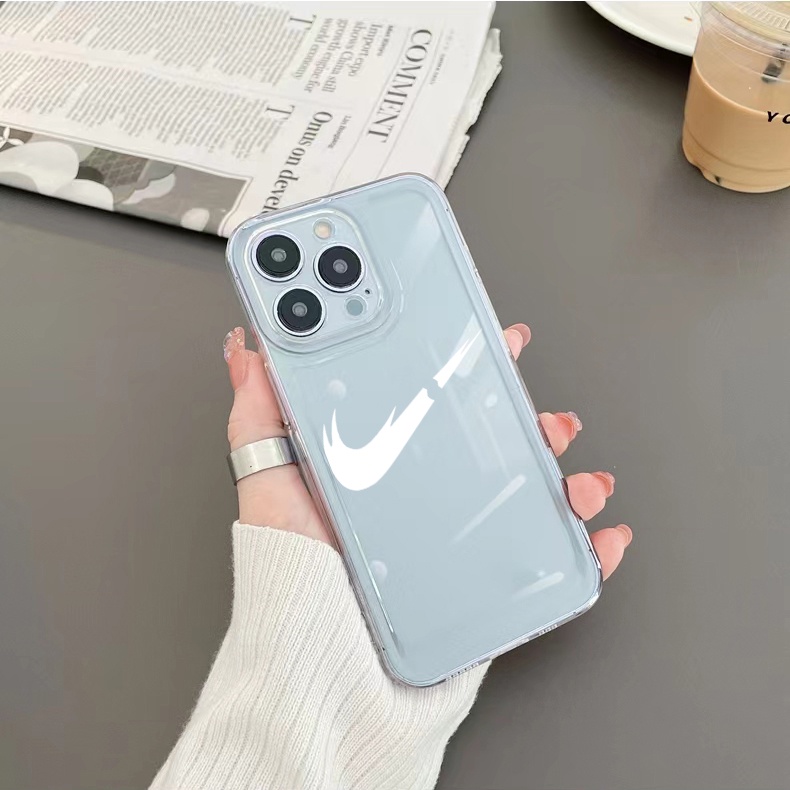 Ốp Điện Thoại TPU Gel Trong Suốt Viền Vuông In Chữ Just Do it Adids Cho Samsung Galaxy S22 Plus Note 20 Ultra 10 S21 FE S20