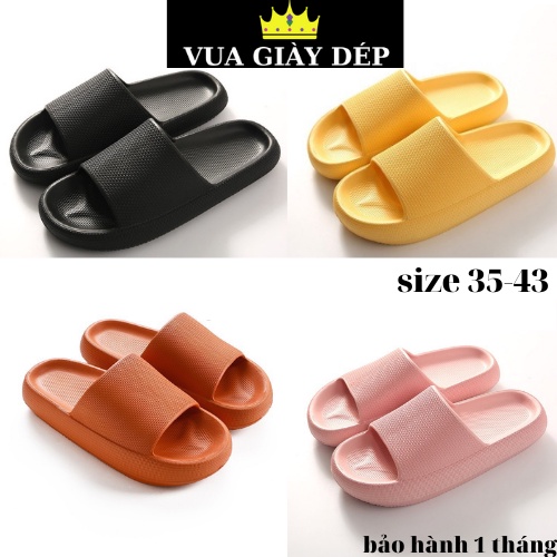 Dép bánh mì quai ngang nam nữ đế cao siêu bền size từ 35 đến 44