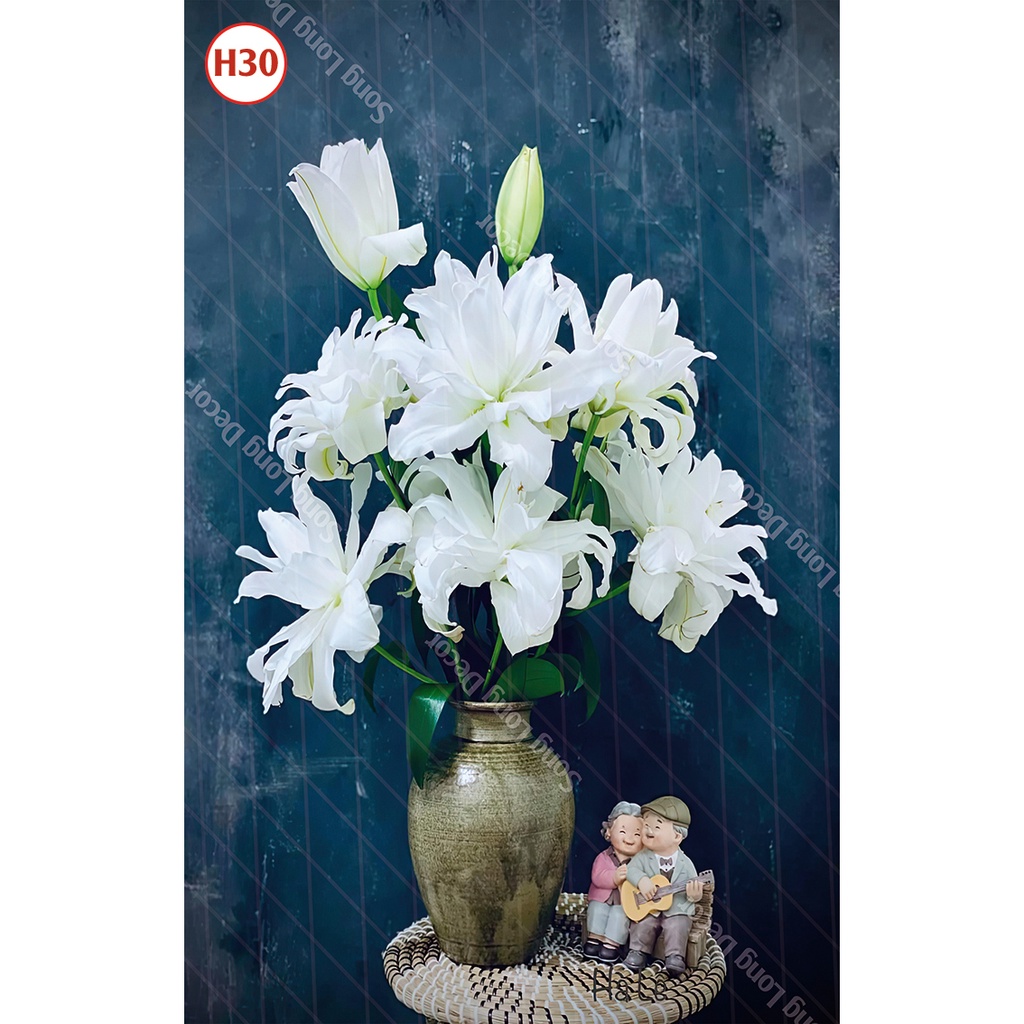 Tranh Dán Tường Lọ Hoa Nhiều Mẫu Đẹp - Có In Theo Yêu Cầu- Tranh 3d Trang trí nhà cửa -1