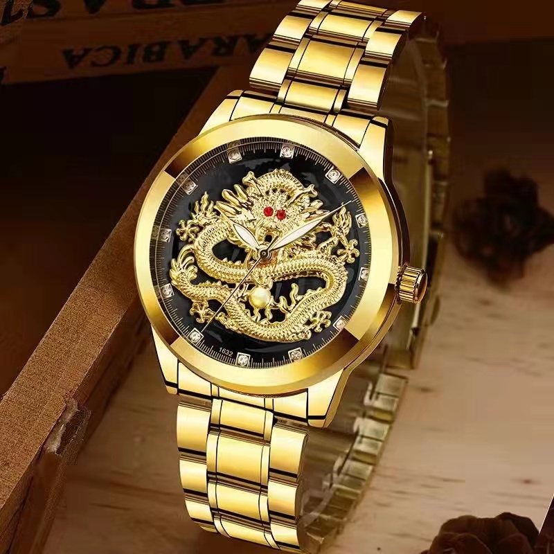 Đồng Hồ Nam Chống Thấm Nước Dây Thép Không Gỉ Sang Trọng