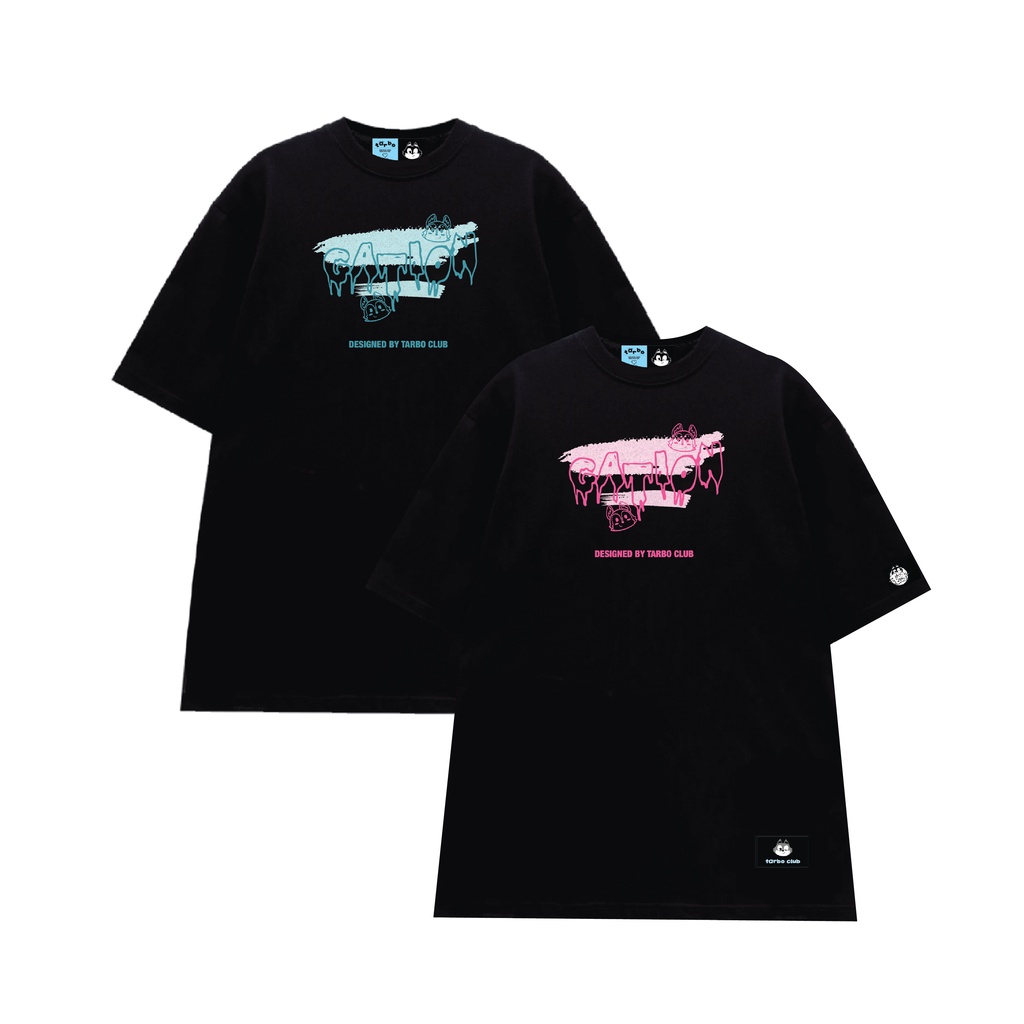 TARBO TEE CATION ÁO THUN TAY NGẮN NAM NỮ Cotton Local Brand