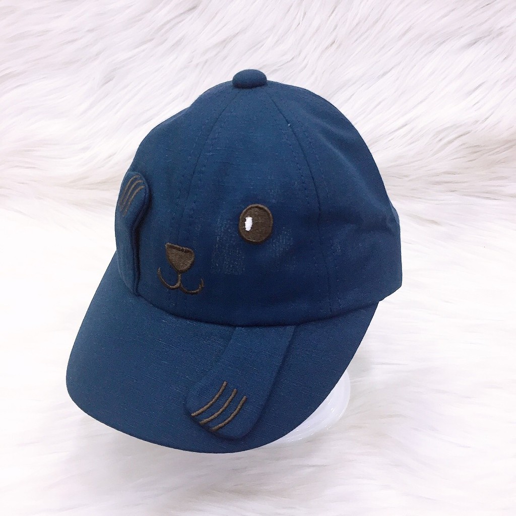 Nón Kết Bé Trai Bé Gái  Màu Cún 2 Tai Cao Cấp Duy Ngọc Size 48 Dành Cho Bé Từ 1 Đến 2 Tuổi, hàng chính hãng (0246)