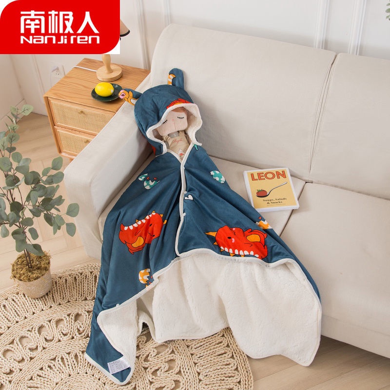 Chăn lông cừu ấm áp xinh xắn hợp thời trang mùa đông | BigBuy360 - bigbuy360.vn