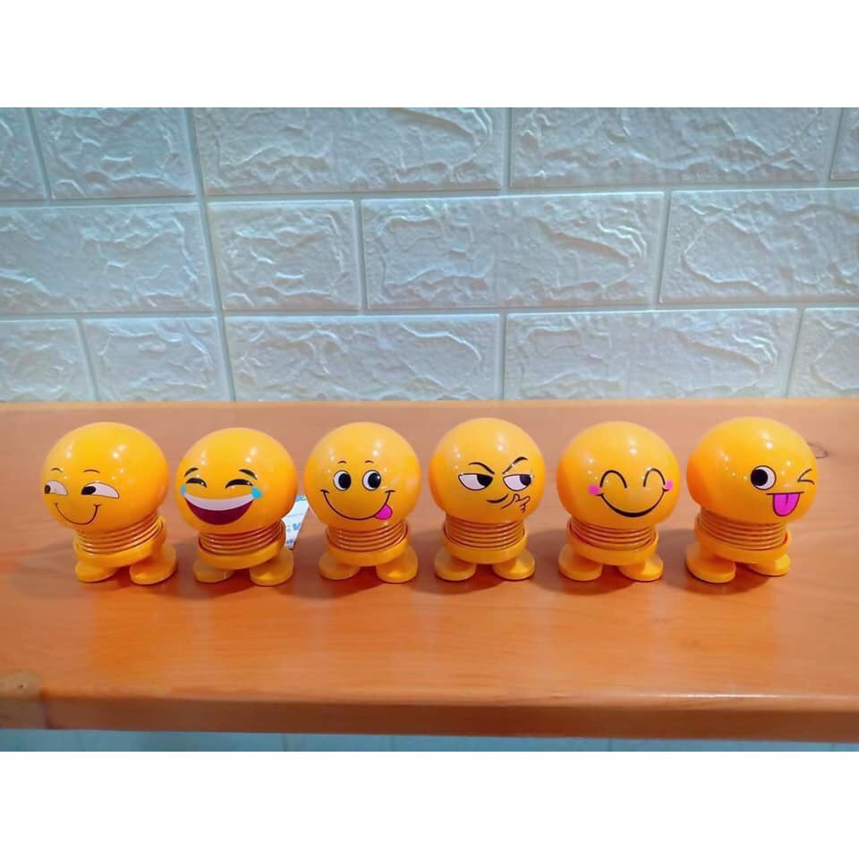  Thú nhún Emoji con lắc lò xo - con cười Emoji  MHàng nhập khẩu