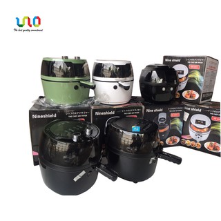 NỒI CHIÊN KHÔNG DẦU NINE SHIELD DUNG TÍCH 8L  KB-6001M-KB-6001 BH-12 THÁNG