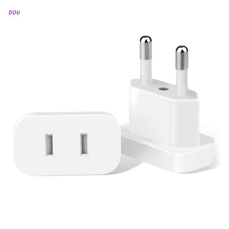 Phích cắm chuyển đổi nguồn điện từ Us Sang Eu 4mm