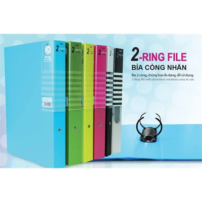 File Còng Pluss O-Ring 3cm Nhiều Màu