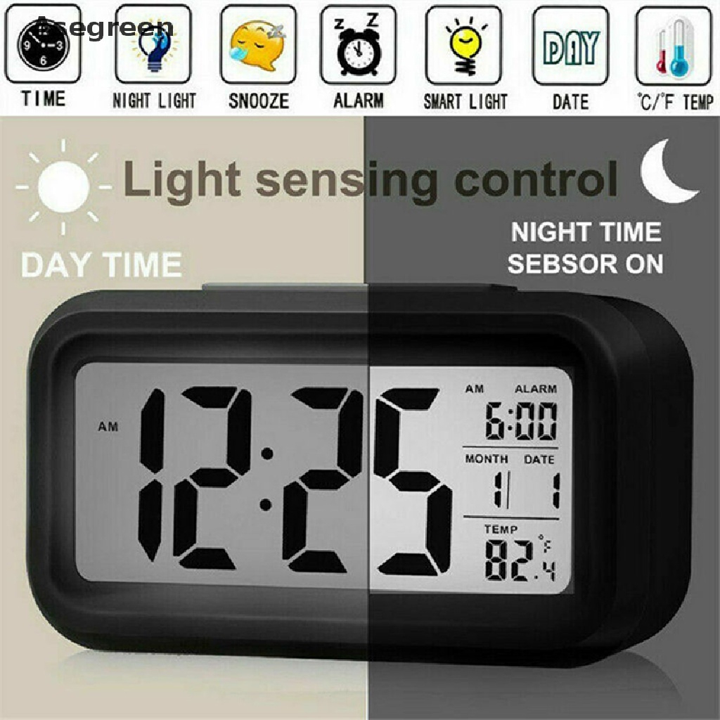 Đồng Hồ Điện Tử Để Bàn Với Đèn LED Kỹ Thuật Số