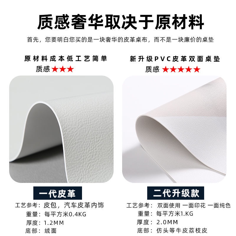 Khăn Trải Bàn Bằng Da PVC Chống Nước Chống Dầu Không Có Viền