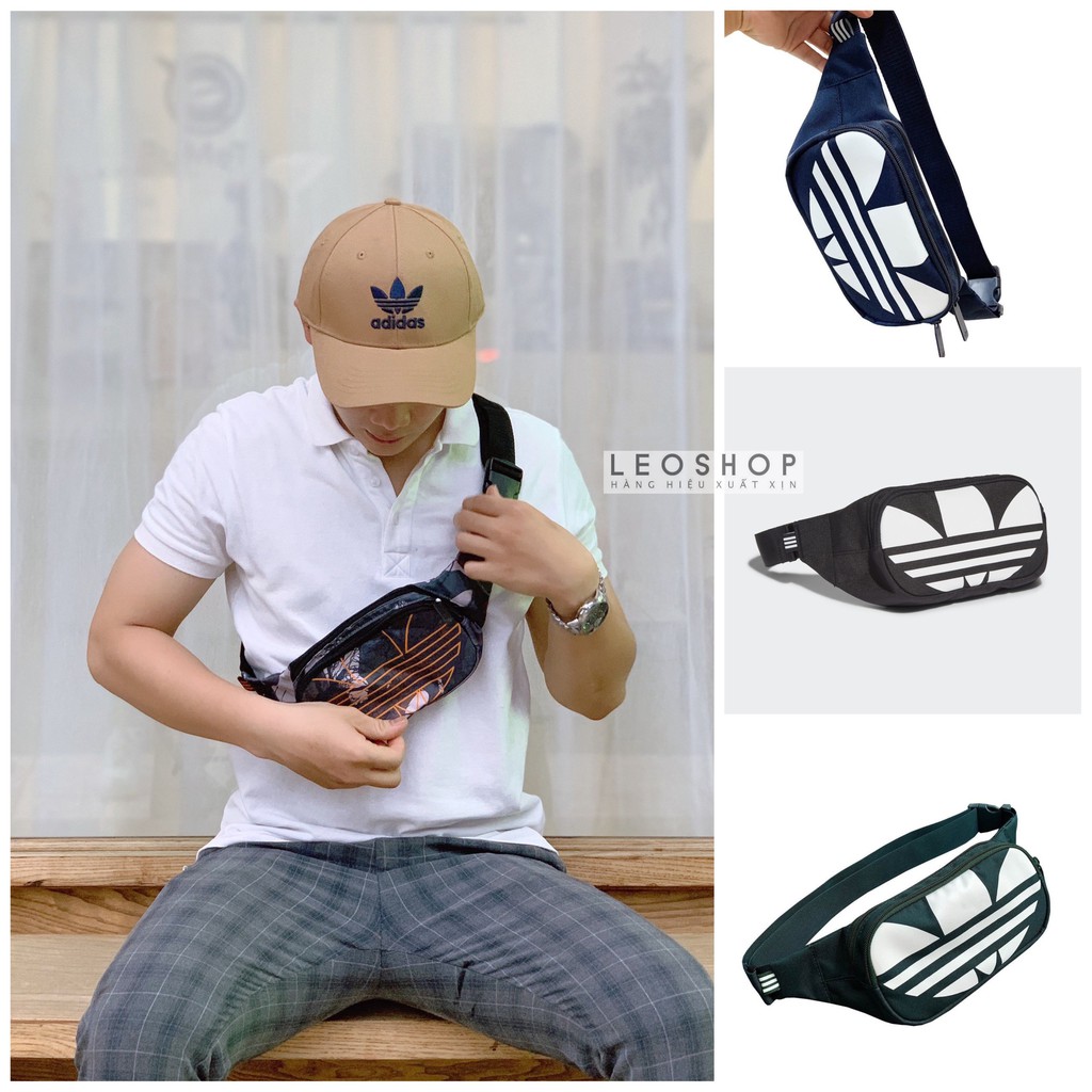 Túi Bao Tử Camo Outline Logo Waist Bag Multico B123