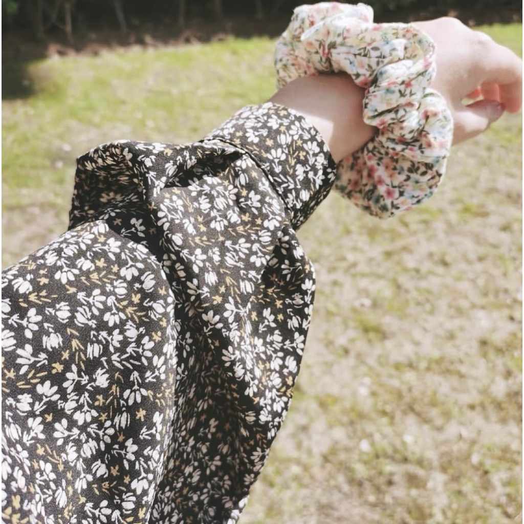 Đầm hoa vintage 2 lớp - Kèm ảnh cận chất vải #dreamy