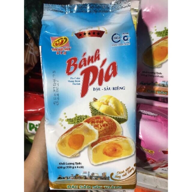 BÁNH PÍA ĐẬU SẦU RIÊNG LỚN DATE MỚI